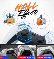 Joystick Electromagnétique Hall Effect Manette PS5