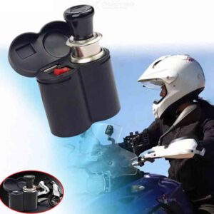 Chargeur moto avec USB et allume-cigare