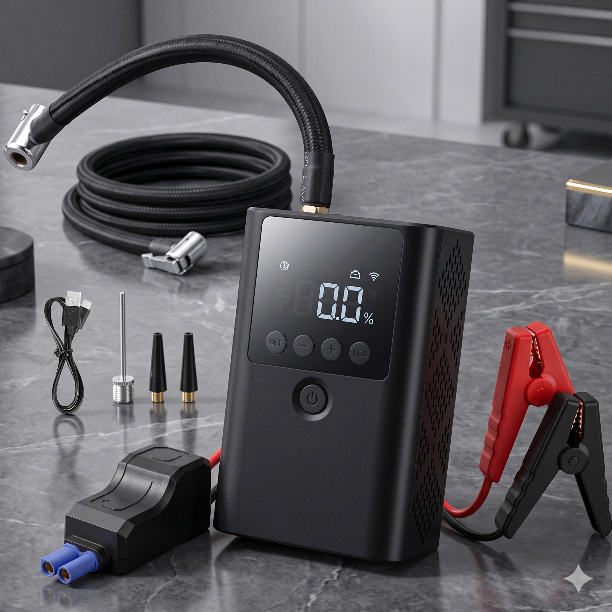 Jump Starter 4-en-1