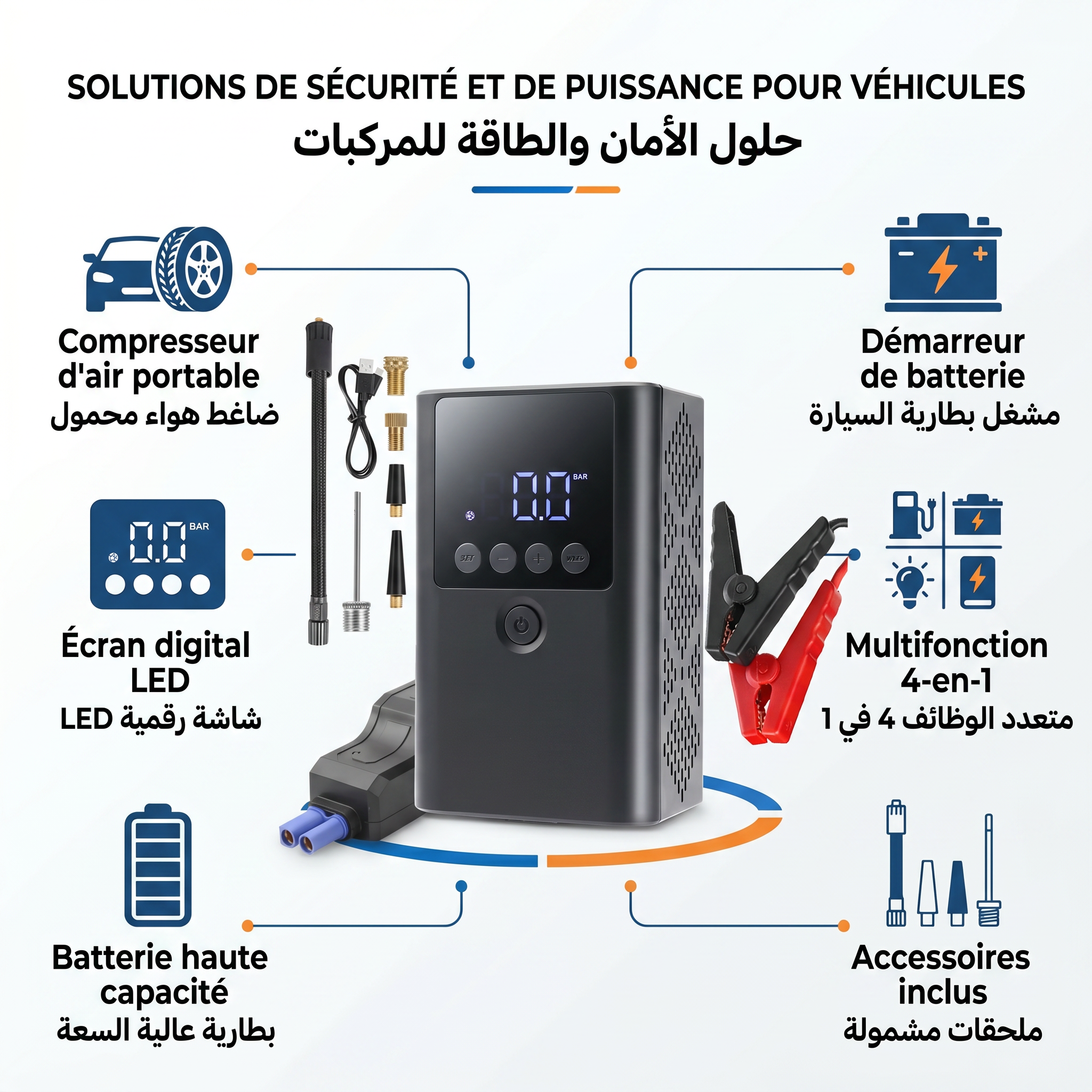 Jump Starter 4-en-1 – Image 6